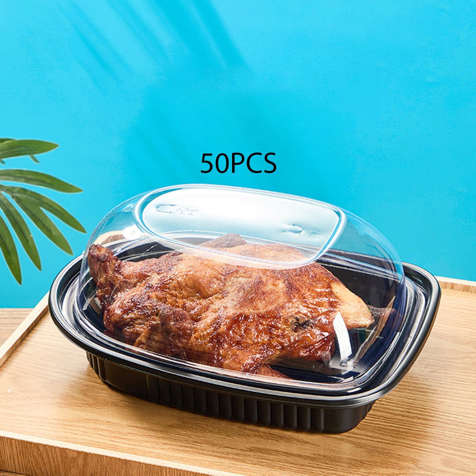 Meal Prep With Rotisserie Chicken - Contenitori Monouso per Pollo allo Spiedo,