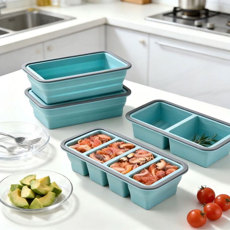 Meal Prep Freezer - Vaschetta in Silicone per Congelare Zuppa