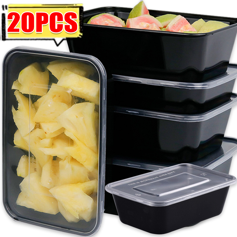 Meal Prep Ideas - Contenitori per alimenti 10/20x con coperchi,