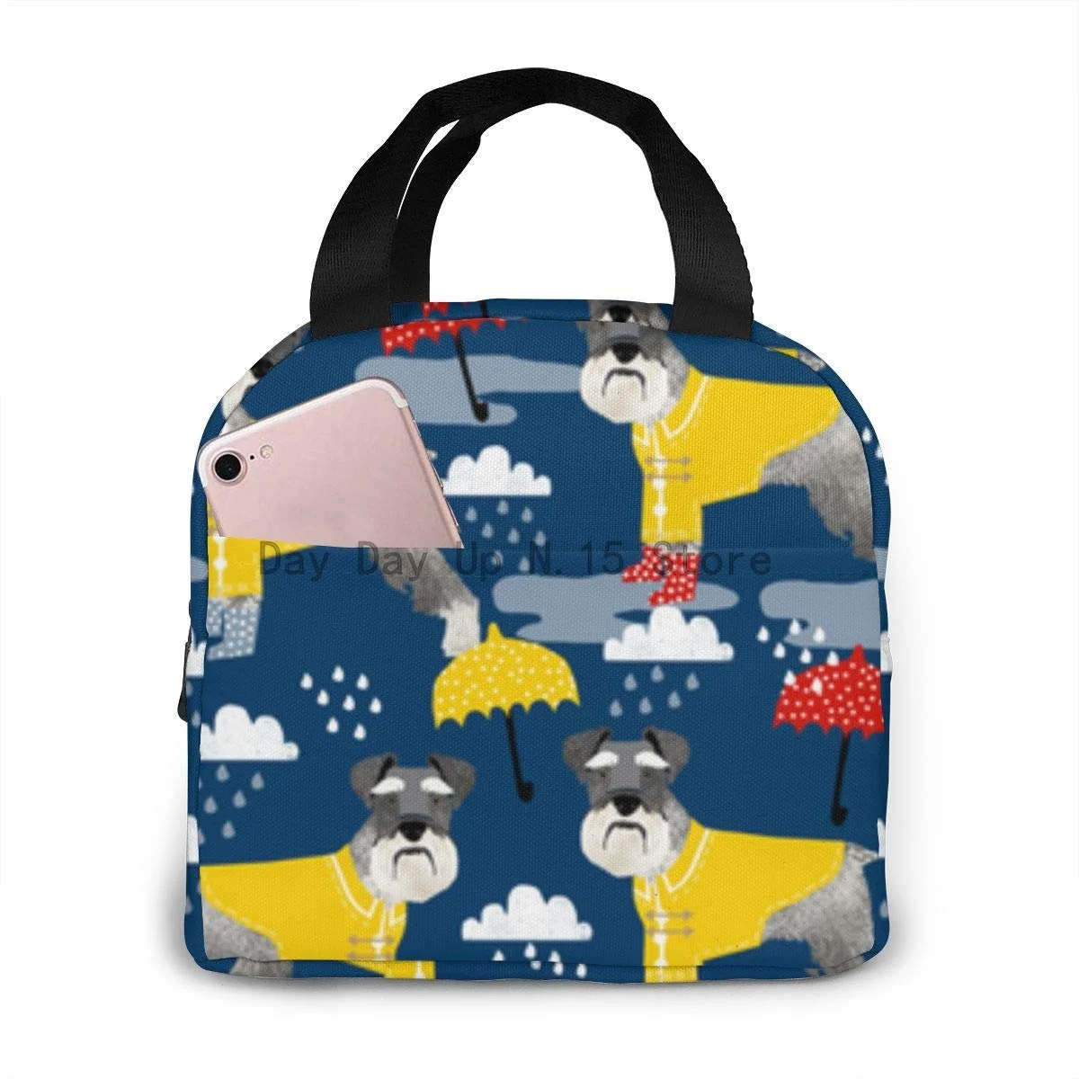 Meal Prep Tofu - Impermeabile per Schnauzer, Borsa Termica Portatile
