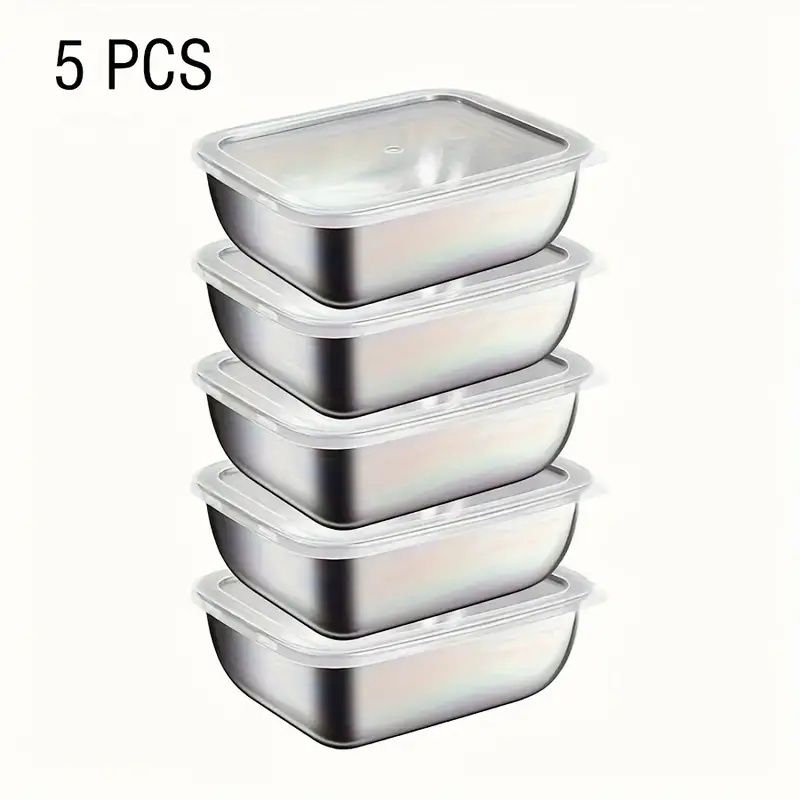 Meal Prep Ideas - Set di 5 Contenitori per Alimenti