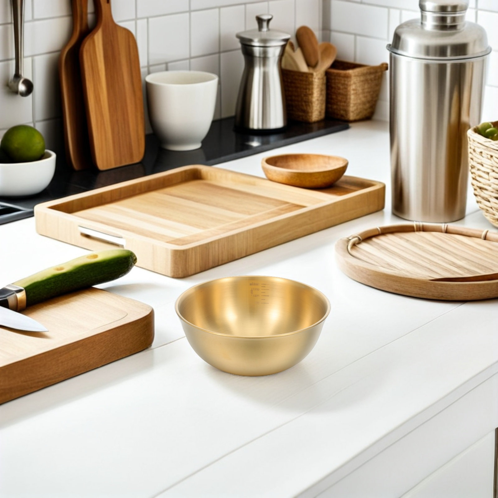Meal Prep Usa - Ciotola per mescolare in acciaio inox