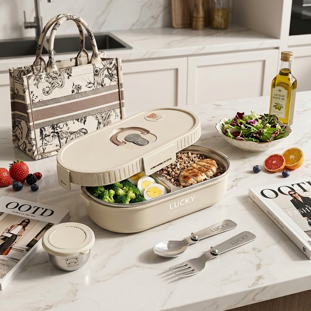 Meal Prep Ideas - Set di Contenitori per Pranzo in