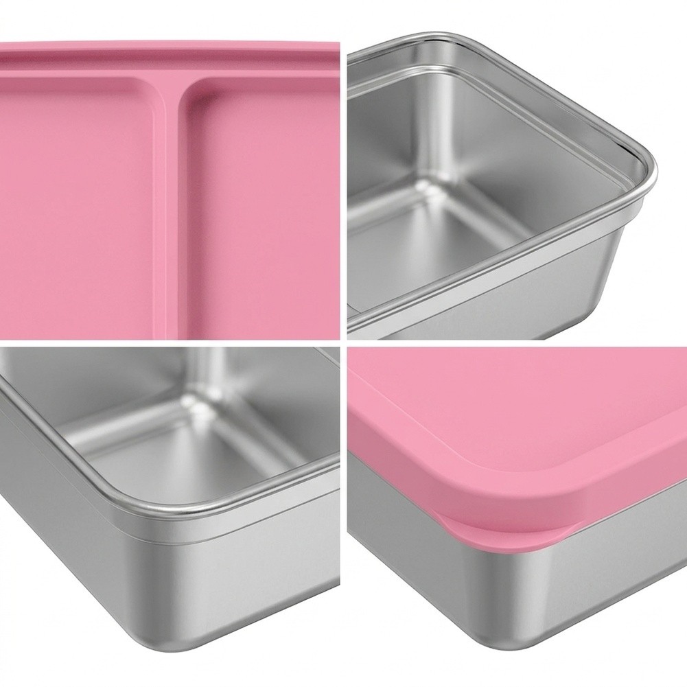 Meal Prep Snacks For Toddlers - Contenitore per Snack Impilabile in Acciaio