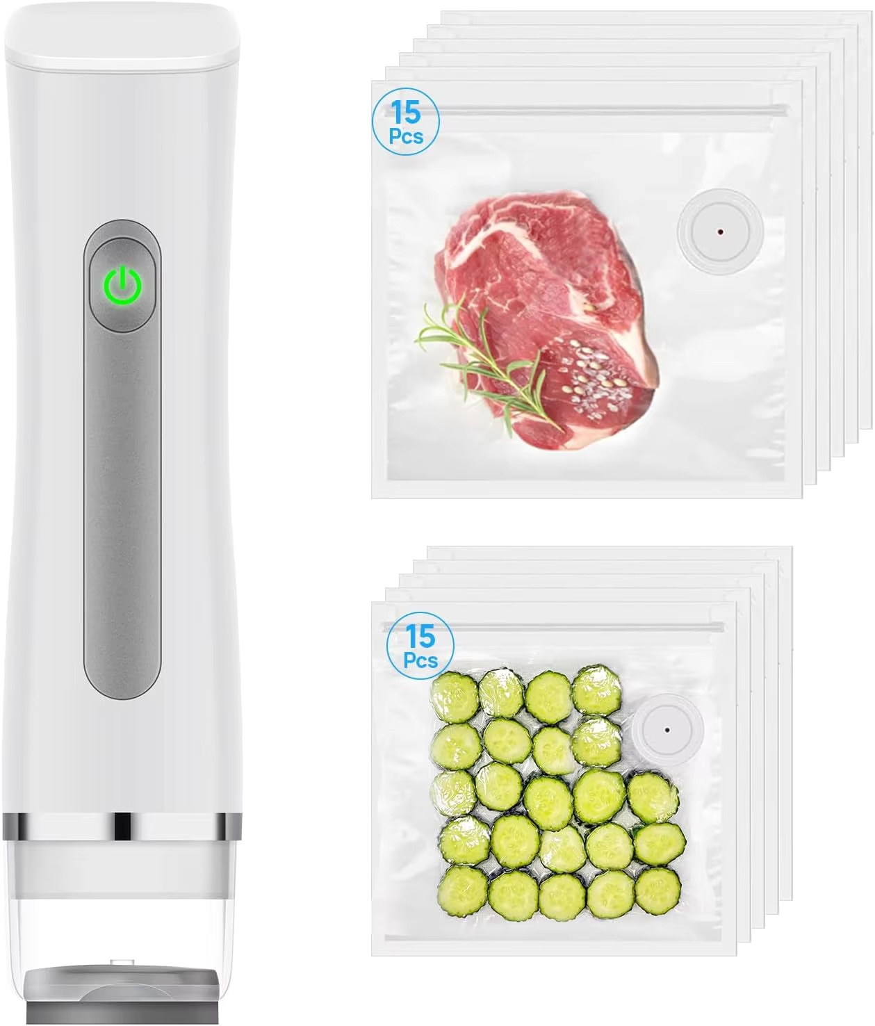 Meal Prep Vacuum Seal - Sigillatrice Sottovuoto per Alimenti con Serbatoio