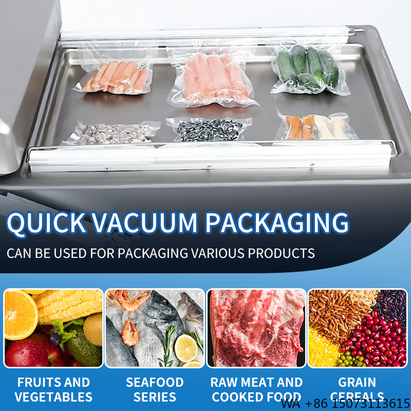 Meal Prep Usa - Sigillatrice Sottovuoto Commerciale DZ-500 a Doppia