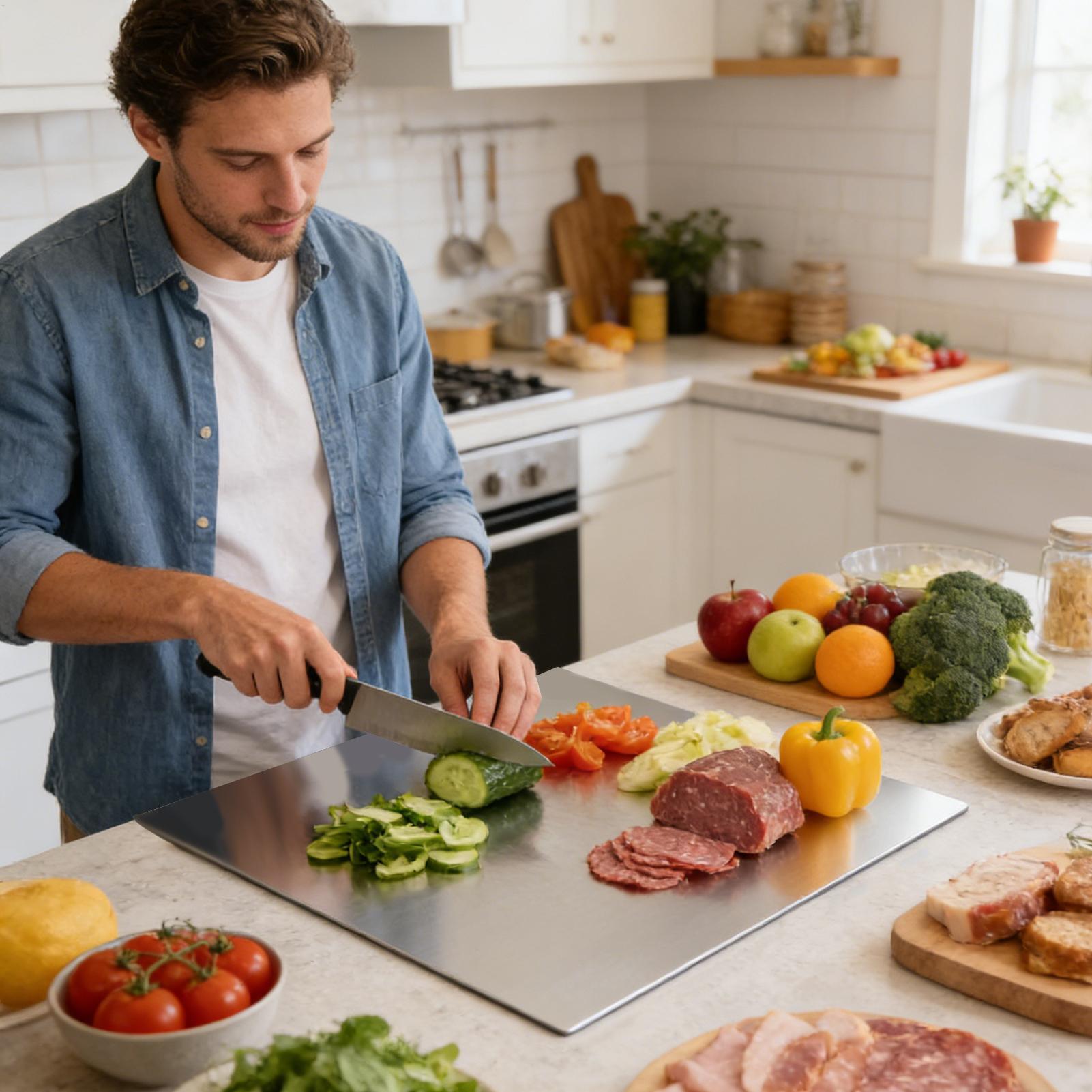 Tagliere in Acciaio Inossidabi - Meal Prep Usa recensione e prezzo
