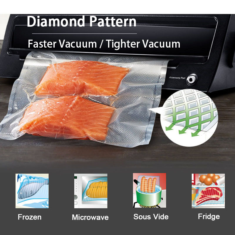 Sacchetti sottovuoto di lunghe - Meal Prep Vacuum Seal recensione e prezzo