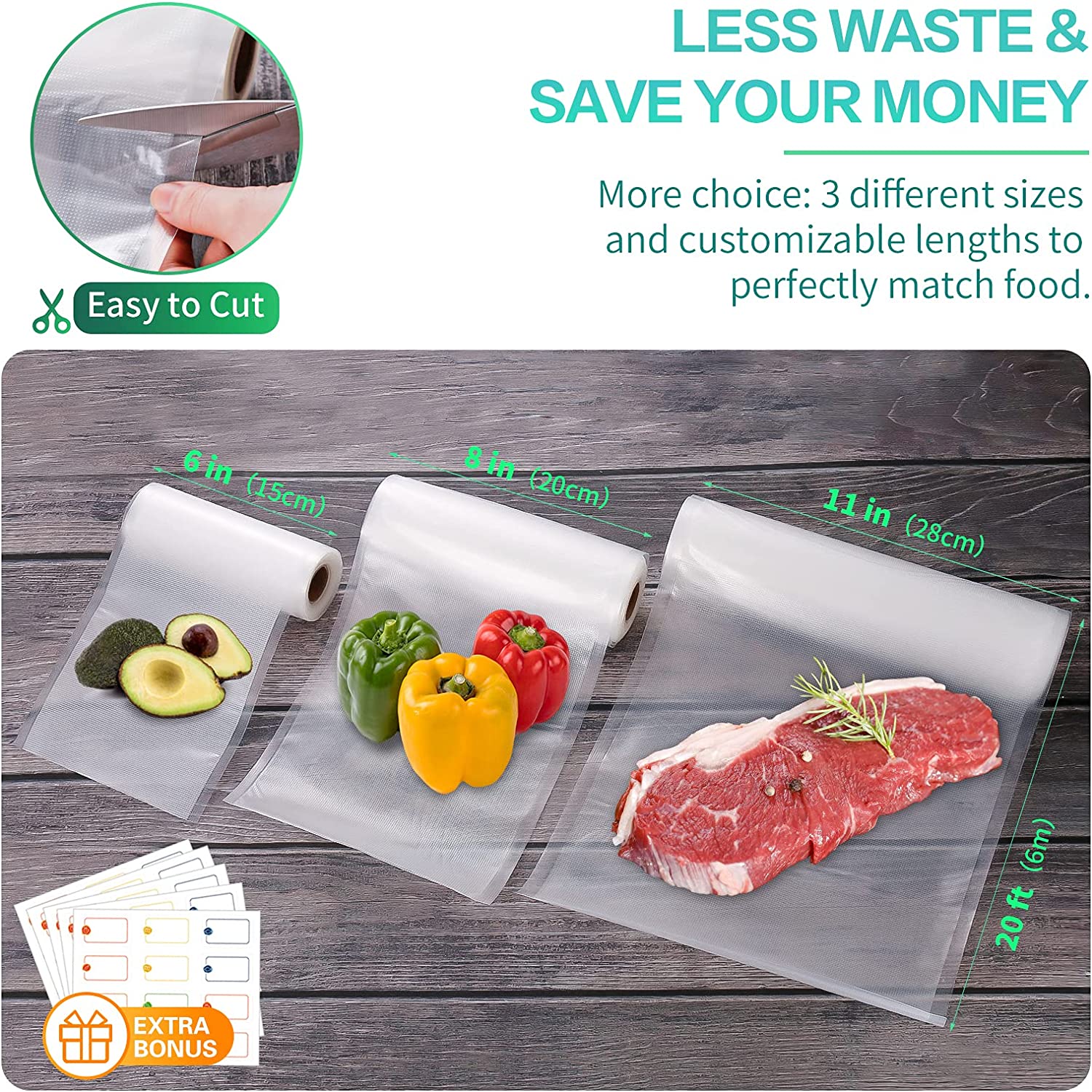 Sacchetti per Sottovuoto da Cu - Meal Prep Vacuum Seal recensione e prezzo