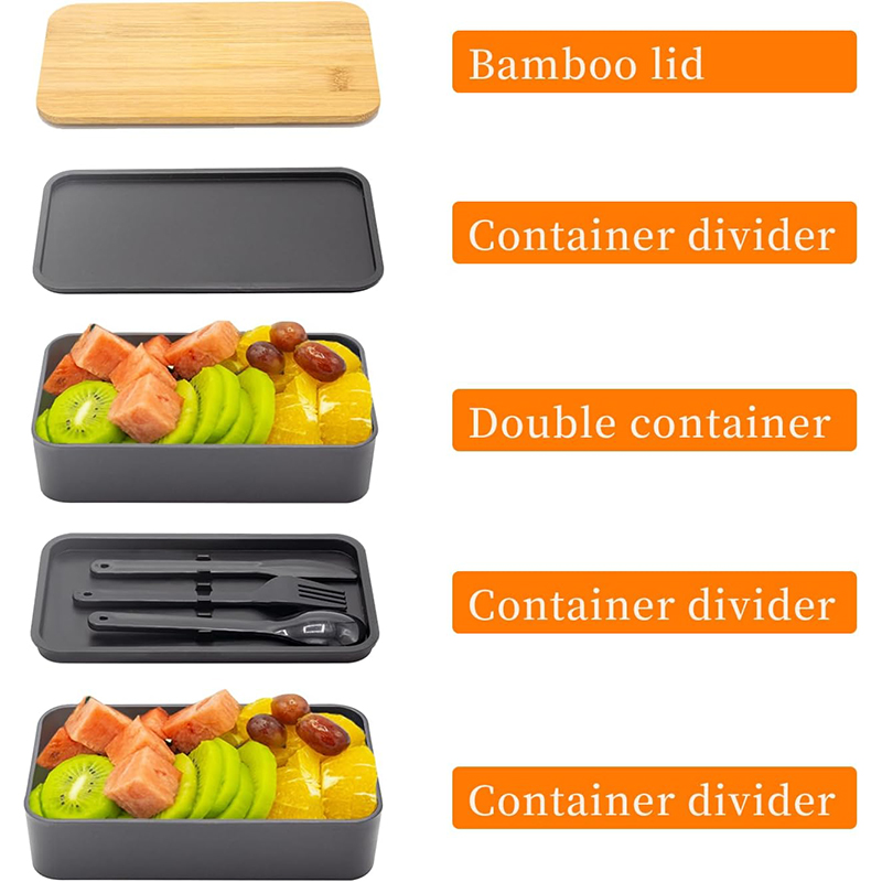 Bento Box giapponese con coper - Meal Prep Japanese recensione e prezzo
