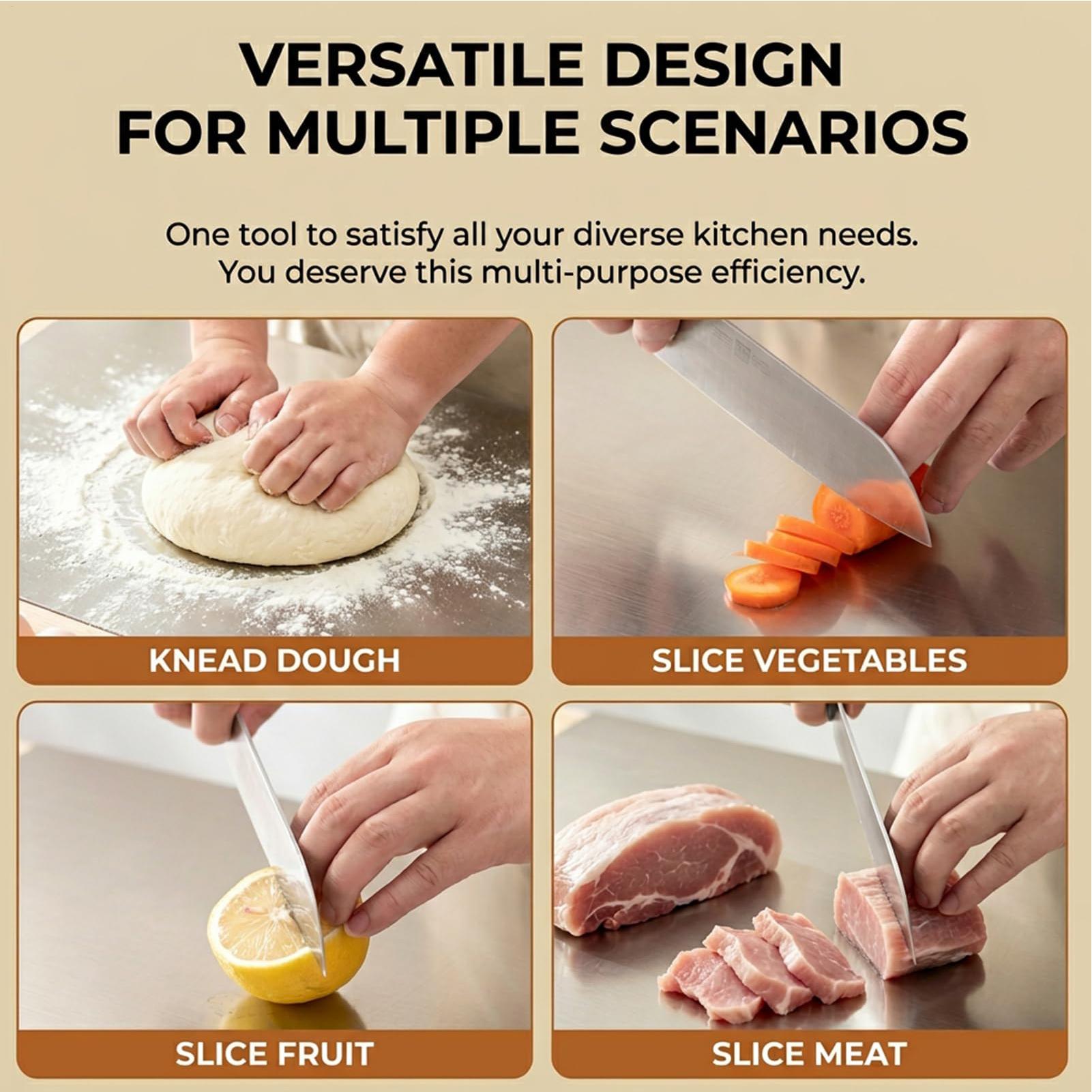 Tagliere in acciaio inossidabi - Meal Prep Usa recensione e prezzo