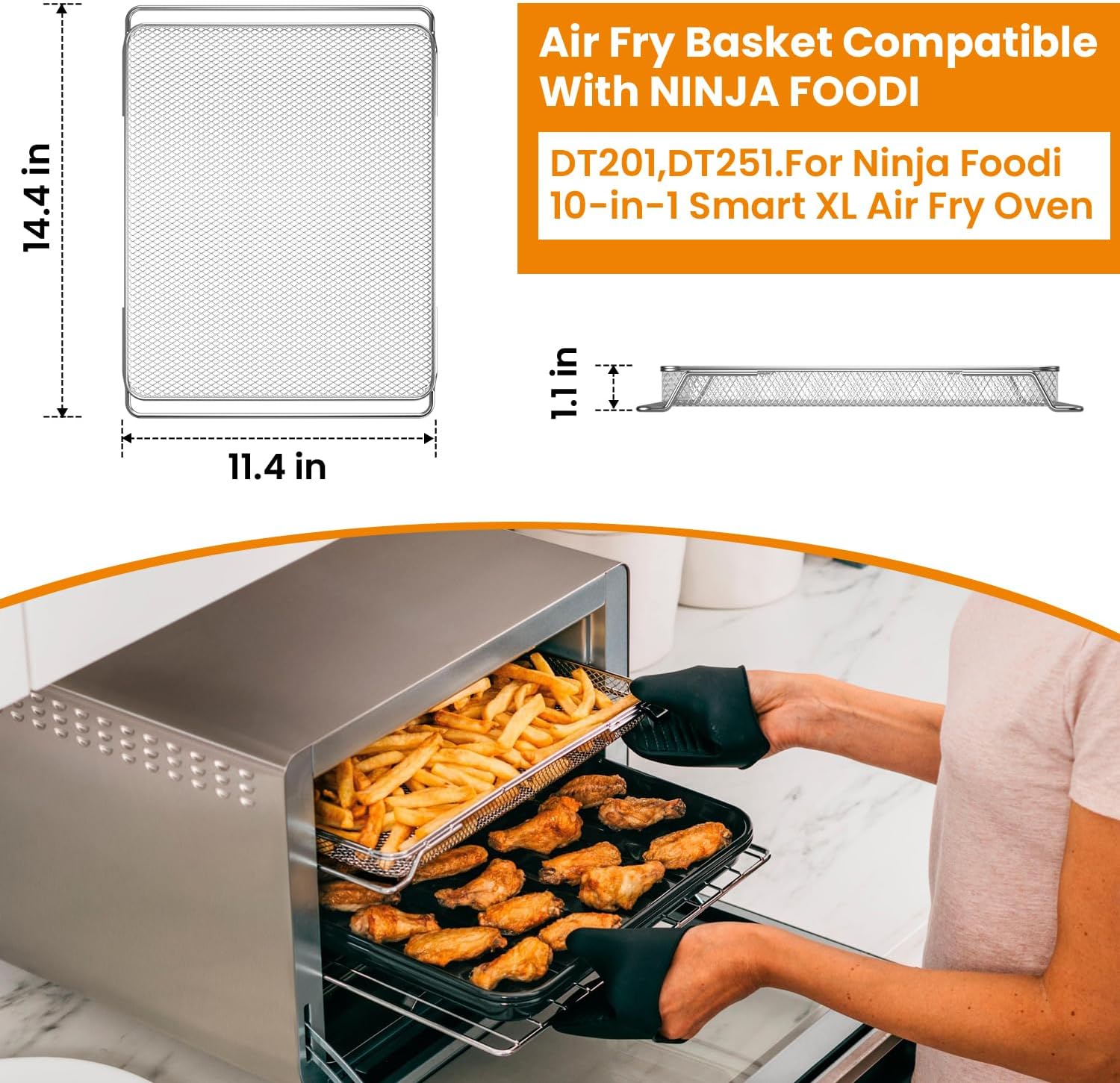 Cestello da forno per friggitr - Ninja Air Fryer Dt201 recensione e prezzo