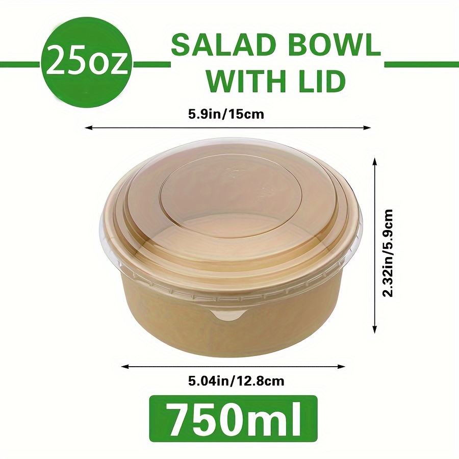 Ciotole di carta da 25 Oz/750  - Meal Prep Usa recensione e prezzo